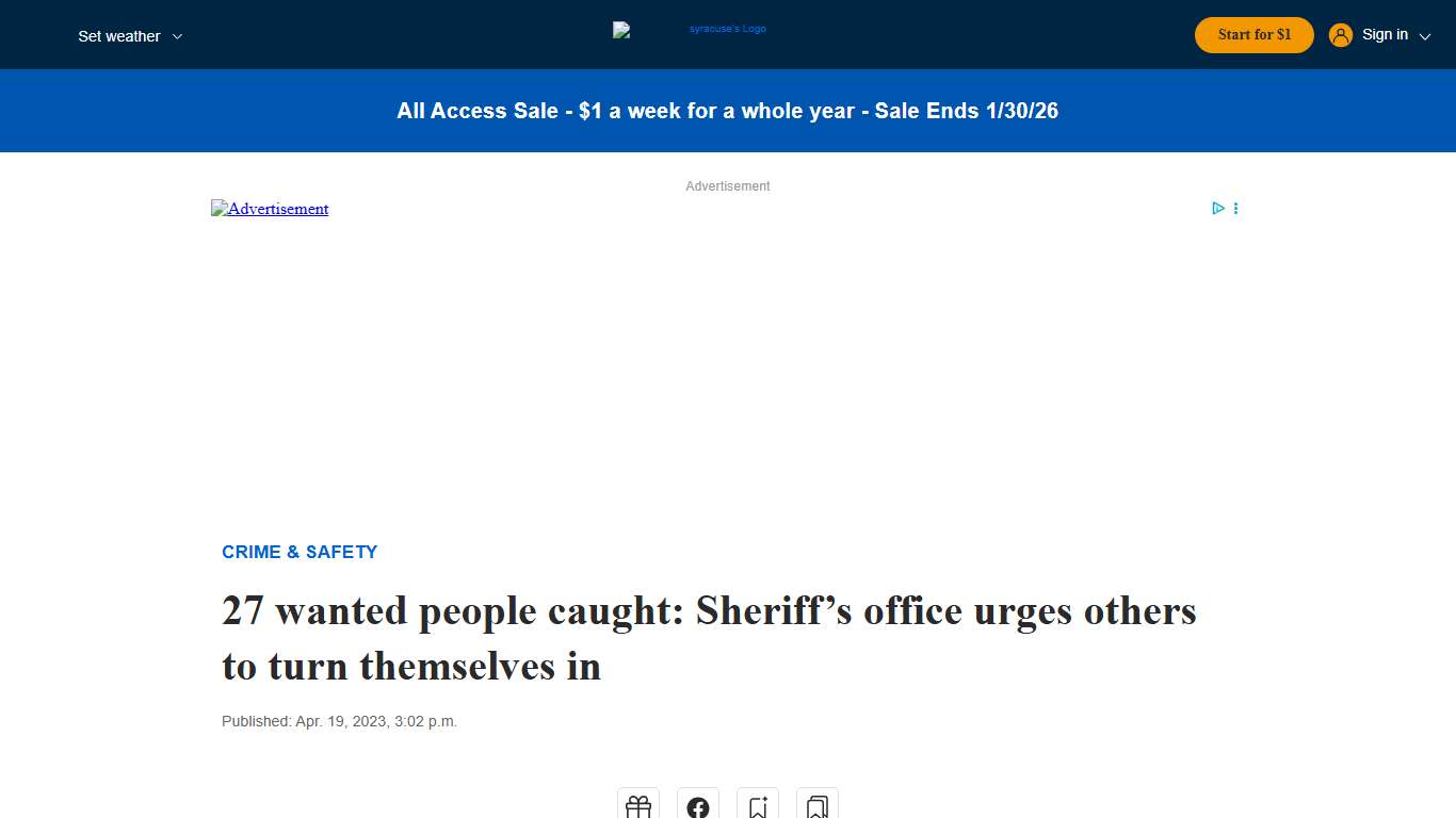 27 wanted people caught: Sheriff’s office urges others to turn themselves in - syracuse.com